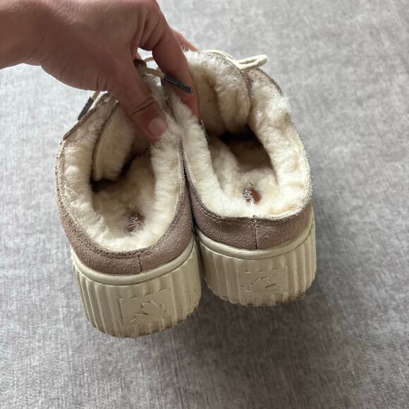 Pajar Canada Carmela Platform Slip On Shearling Sneakers - Picture 2 of 5